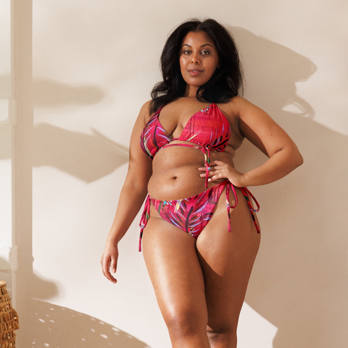 Recycled string bikini - Bush Grasses