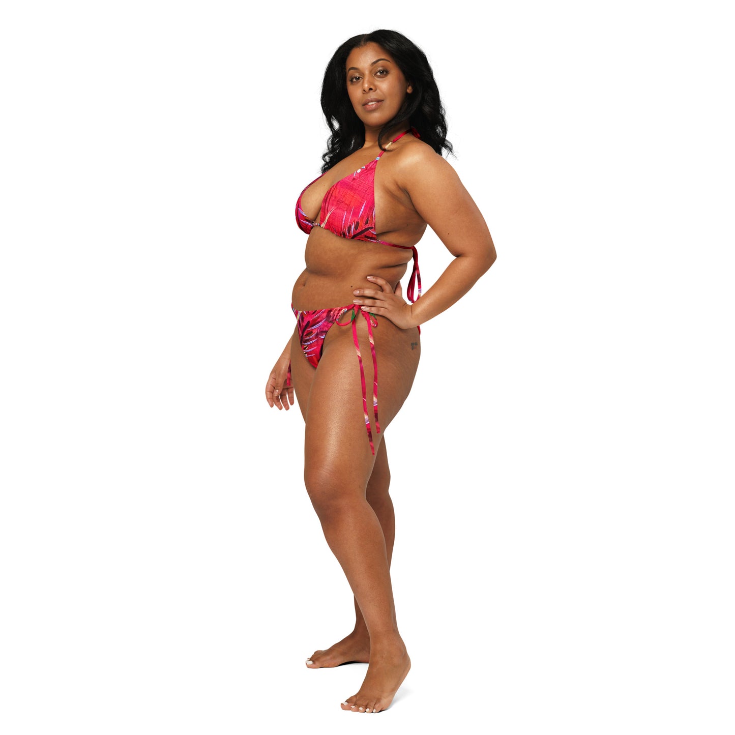 Recycled string bikini - Bush Grasses