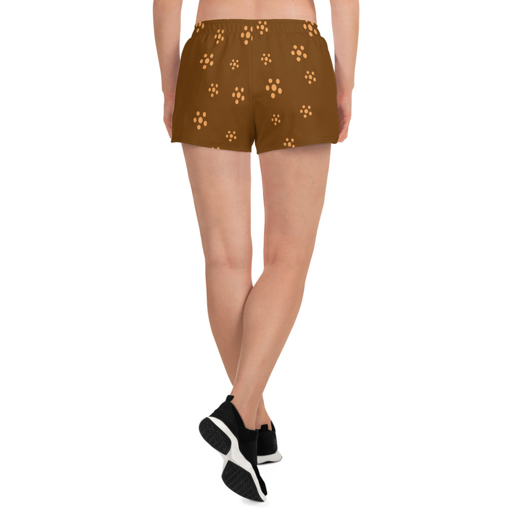 Women’s Recycled Athletic Shorts - Brown Minkgills