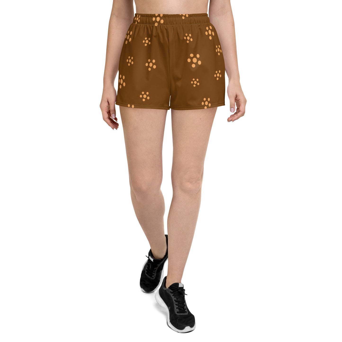Women’s Recycled Athletic Shorts - Brown Minkgills