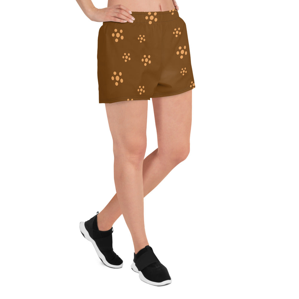 Women’s Recycled Athletic Shorts - Brown Minkgills