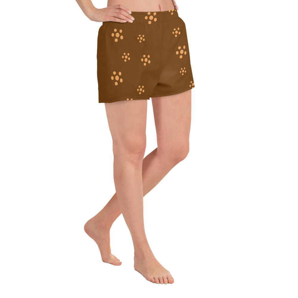 Women’s Recycled Athletic Shorts - Brown Minkgills