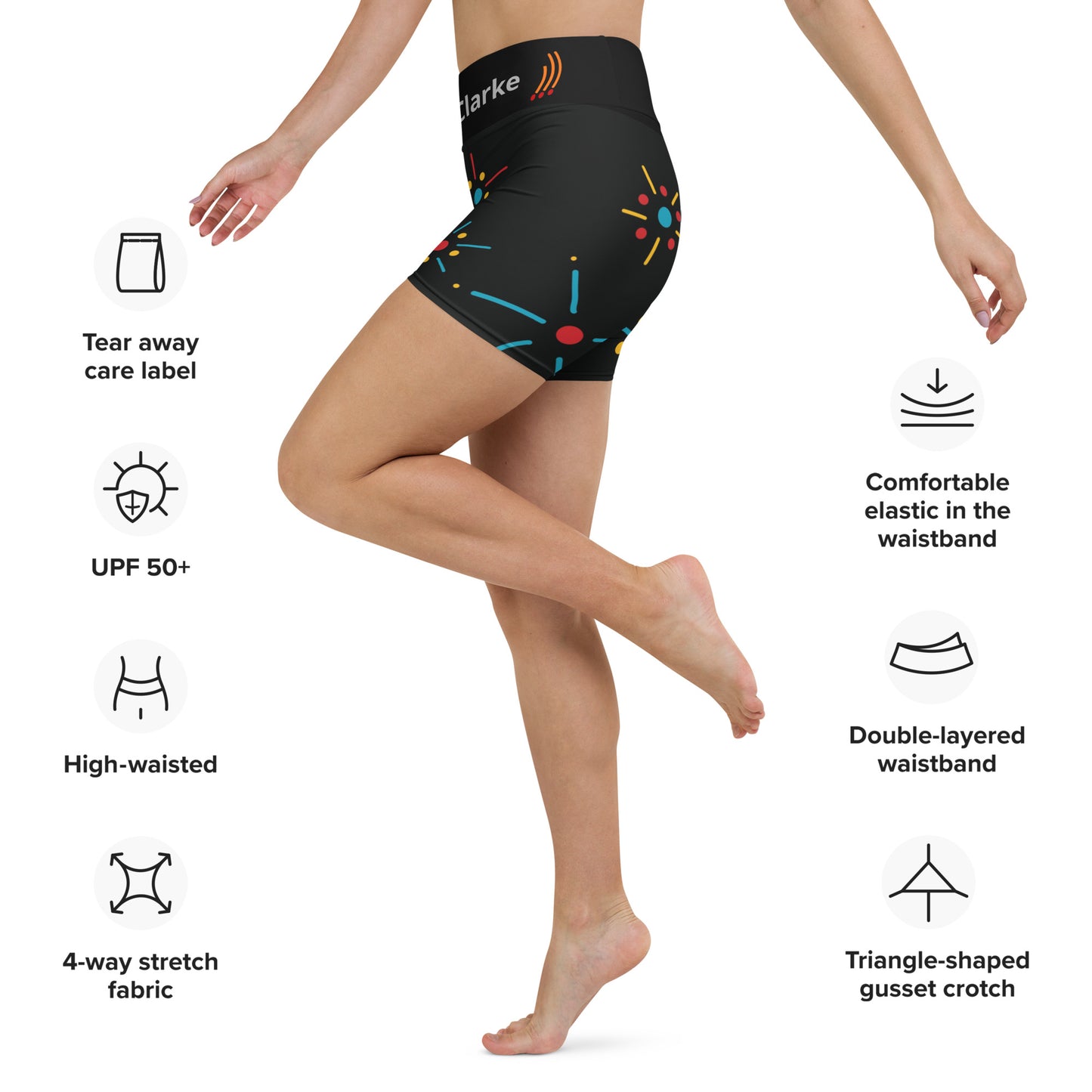 Yoga Shorts - Twinkle Minkgill