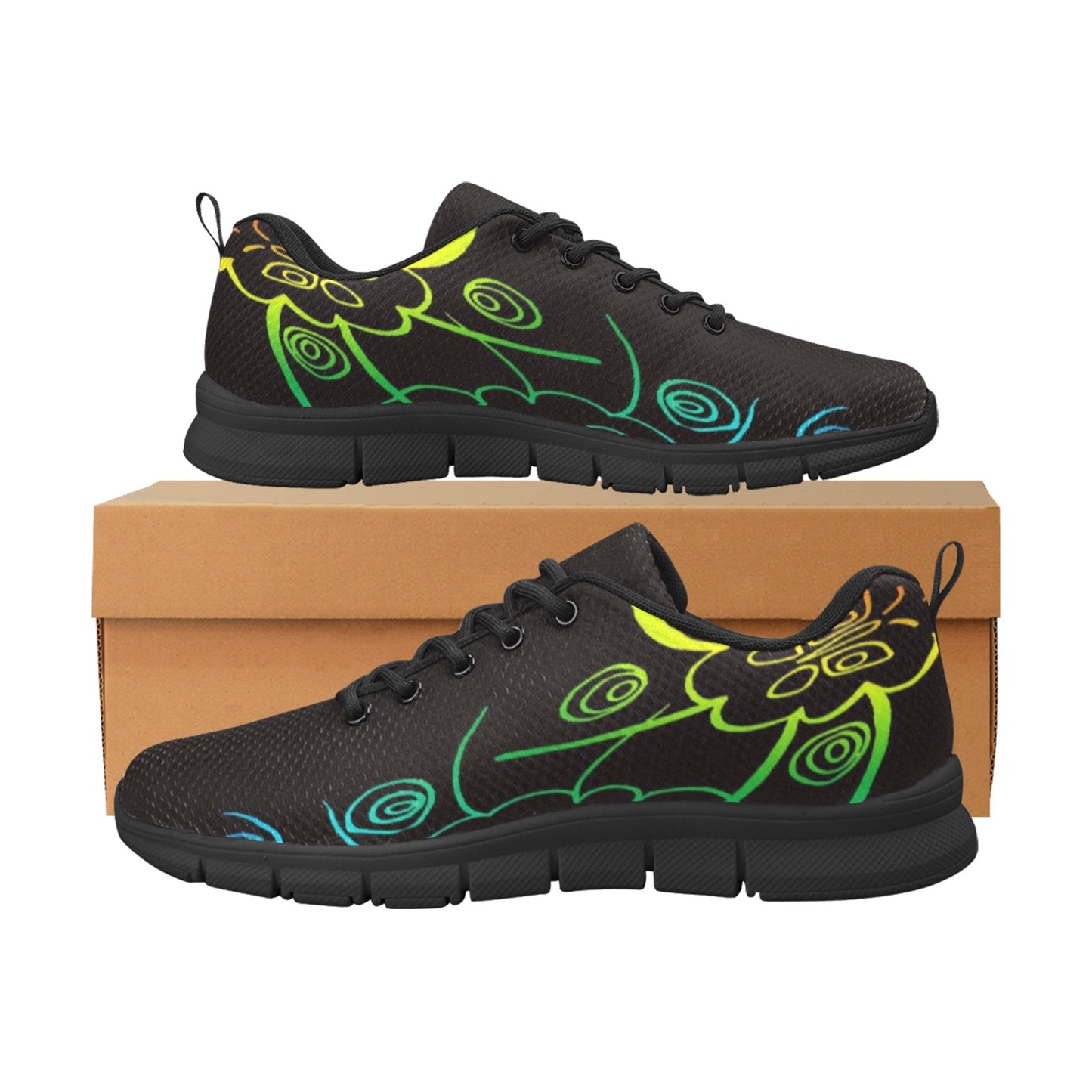 Women's Sneakers - Butterflies