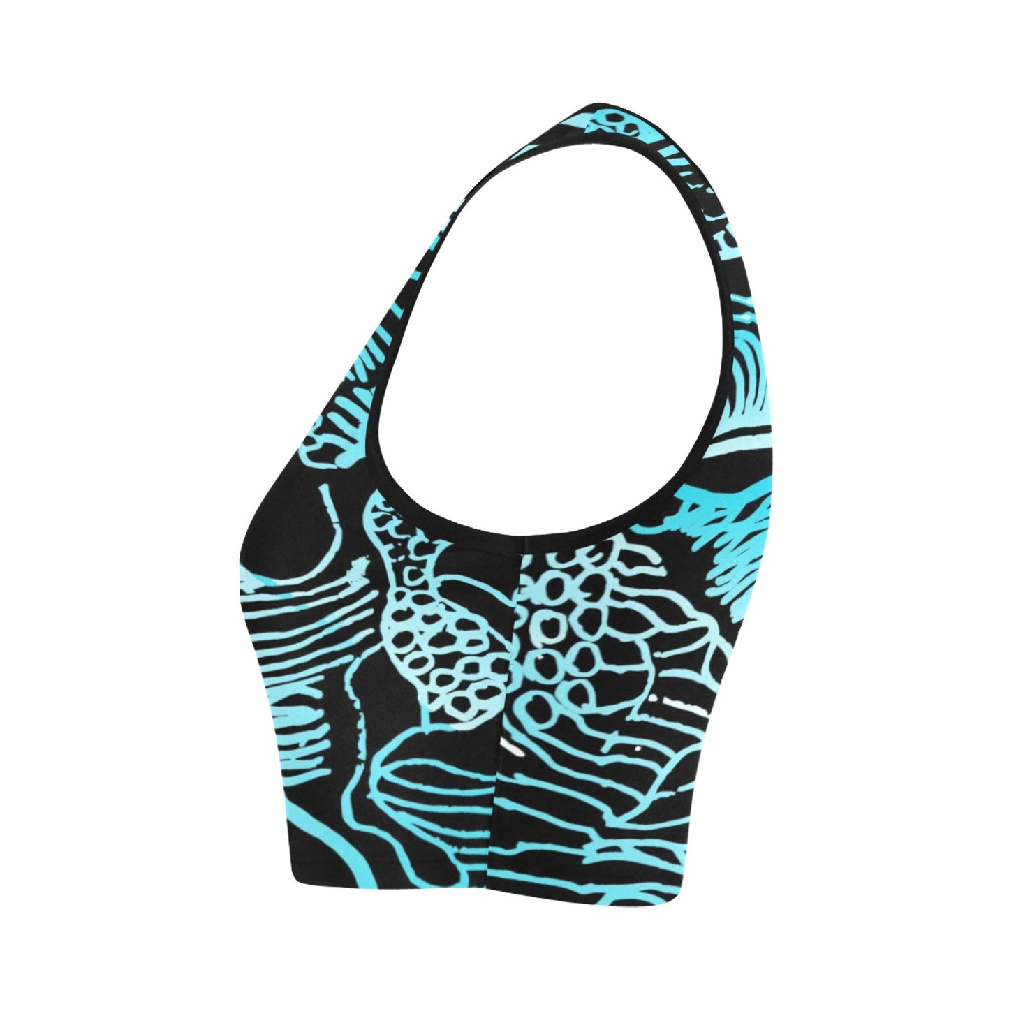 My Country Blue Womens Sports Bra