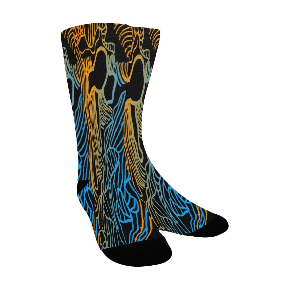 Fiona My Country Socks Women's Custom Socks(Made In AUS)