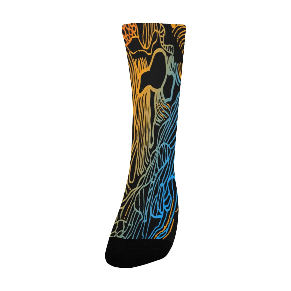 Fiona My Country Socks Women's Custom Socks(Made In AUS)