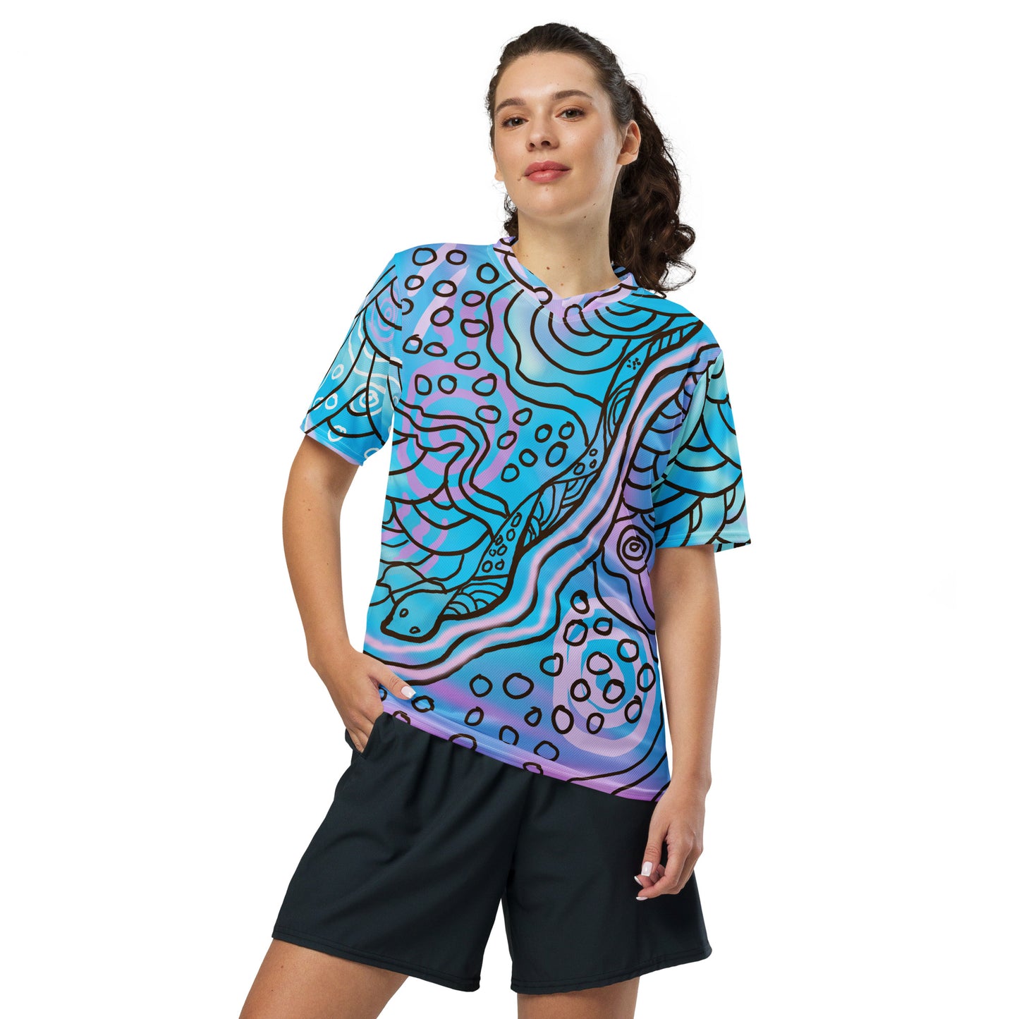 Recycled unisex sports jersey