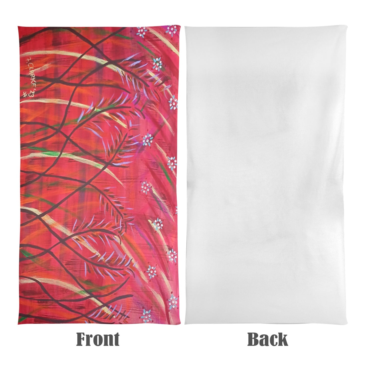 Grasses at Night FCD Beach Towel 31"x71"(NEW)(Made in AUS)